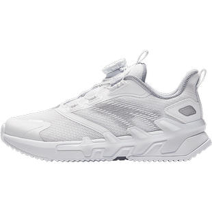 安踏儿童运动鞋童鞋秋季新款大童白色鞋子女童革面小白鞋男童跑鞋