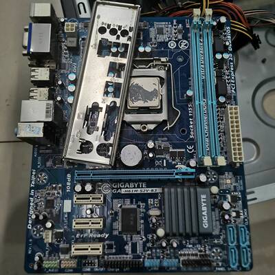 可维修技嘉h61m-s2v-b3主板送i3-2100cpu，正议价