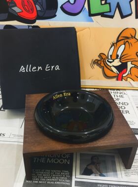 AE釉下彩猫咪飞碟陶瓷护颈罐头宠物BDins马卡龙色宠物碗