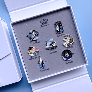 宇航员太空人航天文创周边系列纪念品徽章小礼品男生生日礼物礼盒