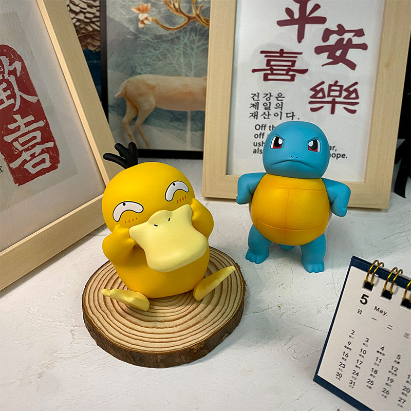 可达鸭杰尼龟手办摆件生日礼物送男女生朋友闺蜜少女心七夕情人节