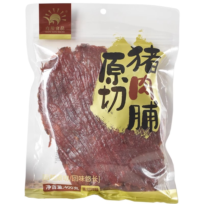 向阳食品优级原切猪肉脯400g