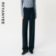 长裤 女2025冬季 高腰宽松显瘦直筒裤 新款 颜域女装 窄版 修身 阔腿裤 子