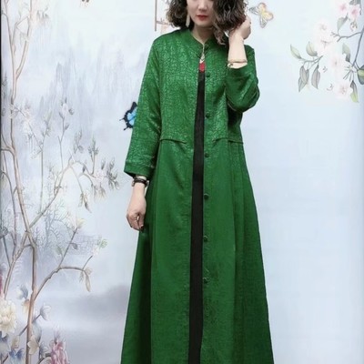 宽松大码洋气休闲中老年女装外套