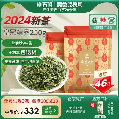 芳羽安吉白茶明前精品新茶250g