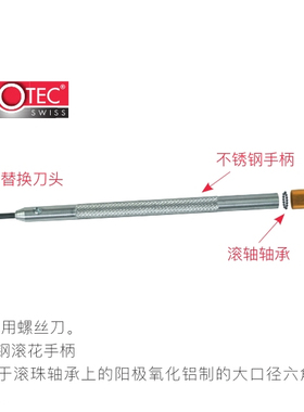 英雄工具HOROTEC MSA01.201单支装螺丝批 手表维修工具修表专用