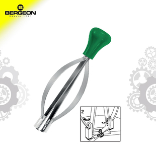 博格工具 BERGEON 30637-2起针钳(起秒针及轮和针用)