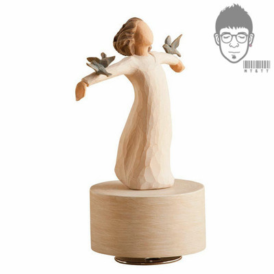 小女孩礼品雕塑桌面摆件