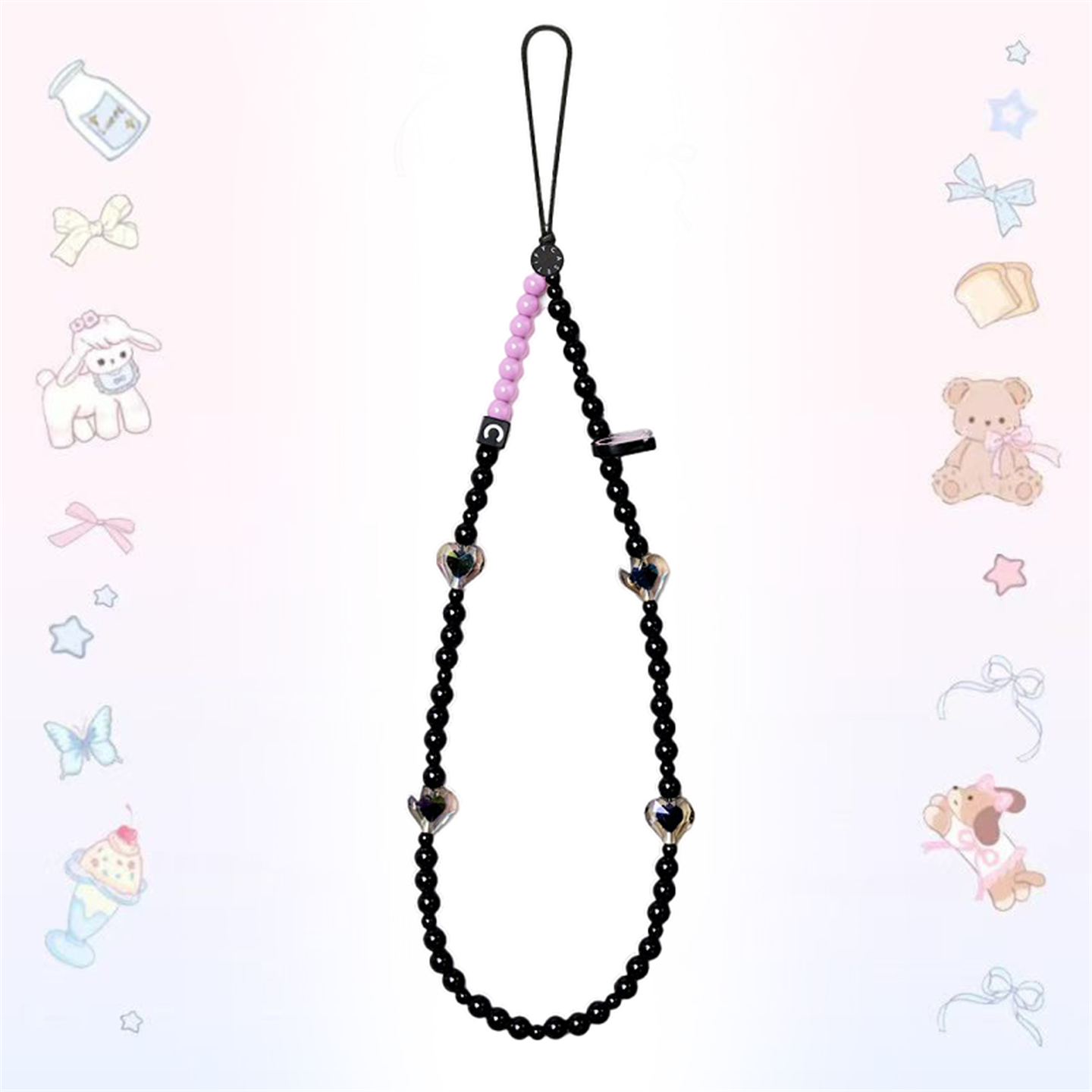 现货丨炼条联名BLACKPINK短挂绳手炼女明星同款,3C数码配件,手机挂件/手机链,淘宝优惠券,粉丝福利购,淘宝优惠卷