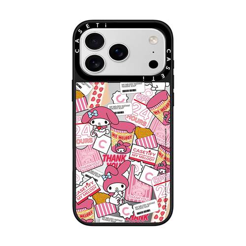 美乐蒂三丽鸥贴纸适用于苹果17promax手机壳/iphone16promax/15pro/14plus/13p/12p套case磁吸手机壳手链