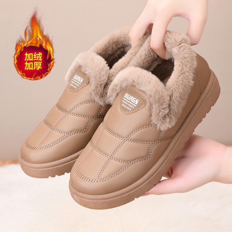 冬季老北京布鞋软底防滑中老年妈妈鞋加绒加厚软底防水保暖雪地靴,女鞋,时尚雪地靴,淘宝优惠券,粉丝福利购,淘宝优惠卷