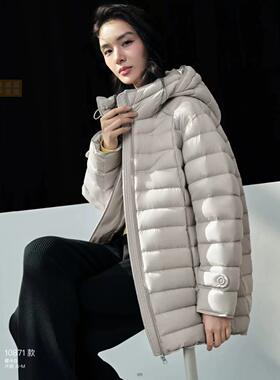 26年新款羽绒服九成品女款排骨面包服半成品壳翻新定做加工10871F