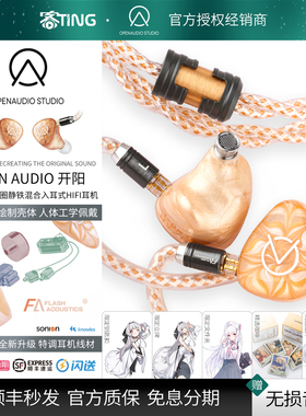 OpenAudio 开阳/MIZAR 超旗舰一圈四铁四静电入耳式HIFI耳机