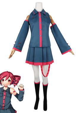初因重音公式cosplay 蓝色制服初因动漫游戏未来cos服动漫套装女