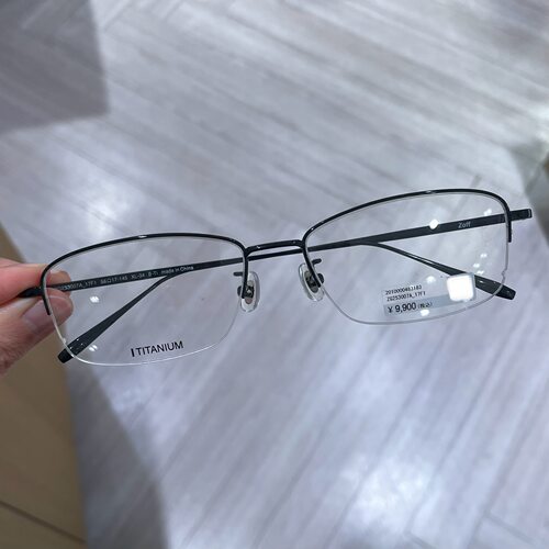 ZOFF钛金属半框方框6.5克近视镜