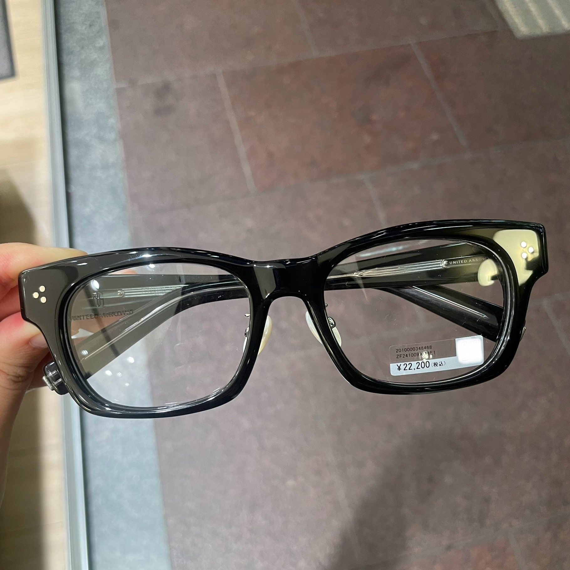 有鼻托眼镜ZOFF送镜片方框板材钛