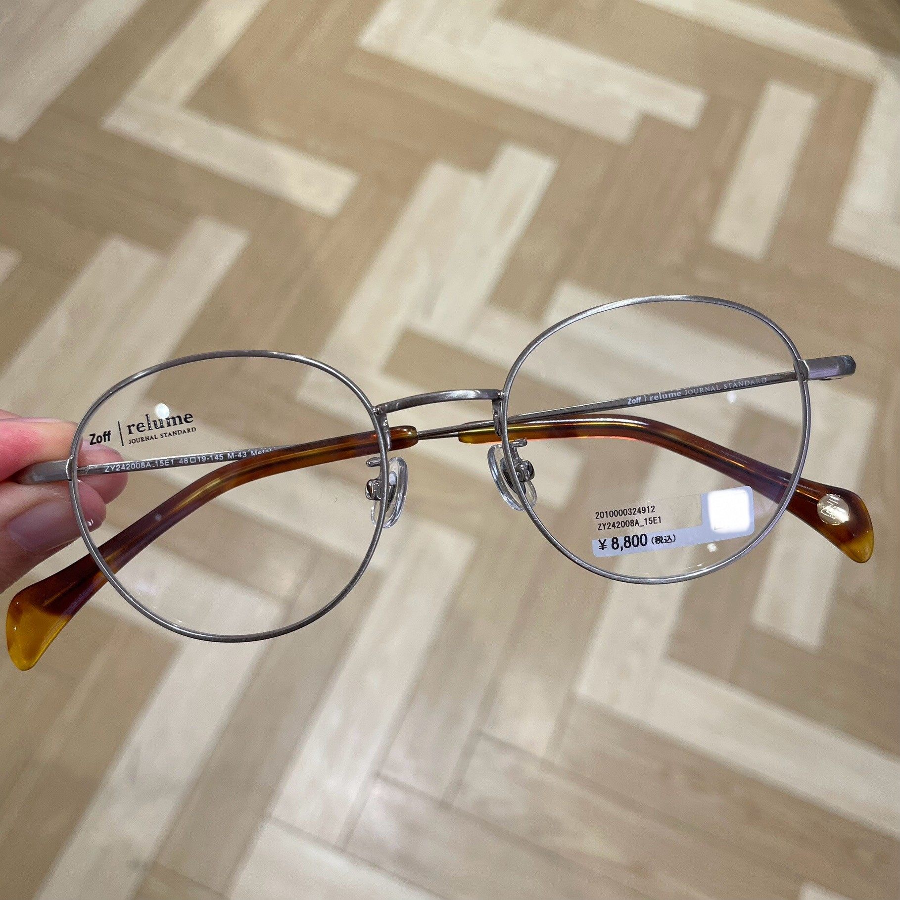 日本代购zoff佐芙 journal standard复古圆形zy242008眼镜送镜片