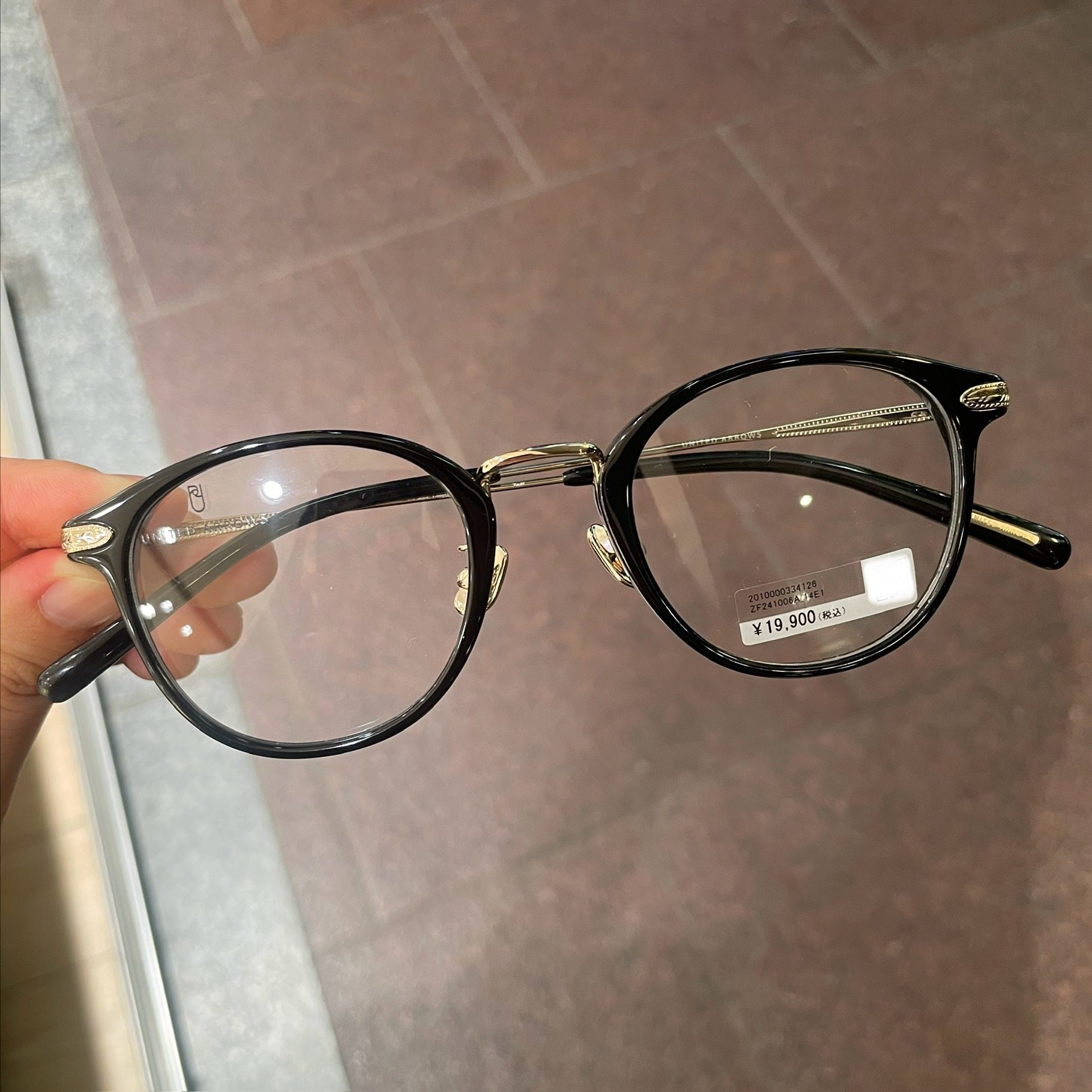 有鼻托眼镜框ZOFF复古板材金属