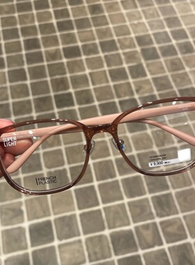 日本代购ZOFF 佐芙 方框复古有鼻托ZA241025近视眼镜送镜片