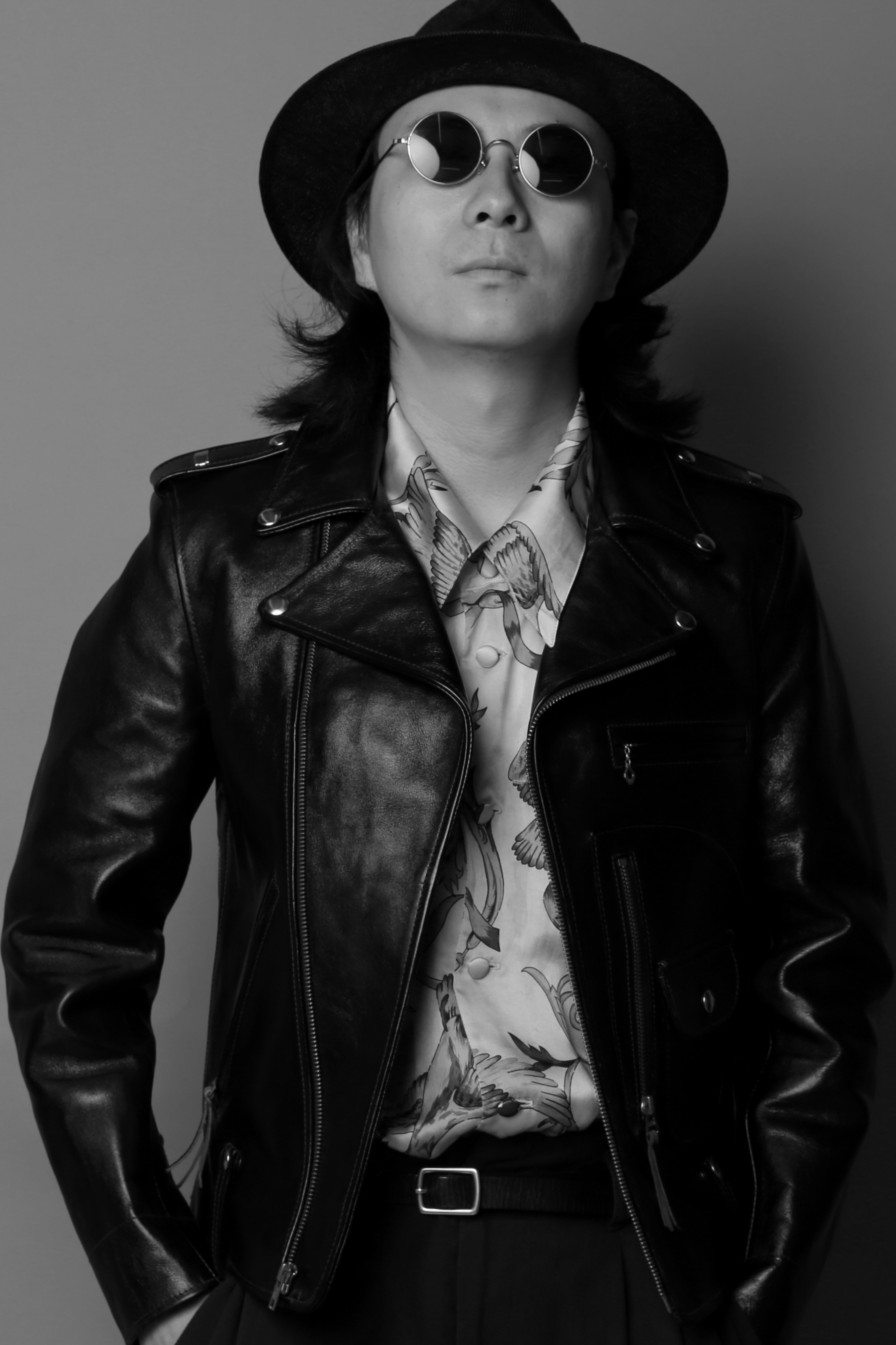 进口机车美式运动休闲皮衣定制