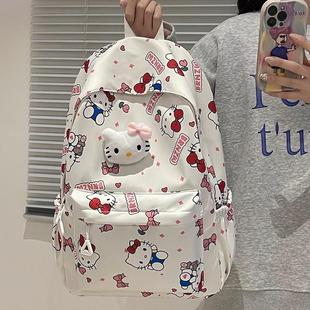 hellokitty书包女生初中大容量双肩背包高中大学生可爱高颜值书包