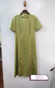 数 多码 绿色休闲简约显瘦连衣裙 咨询库存下单