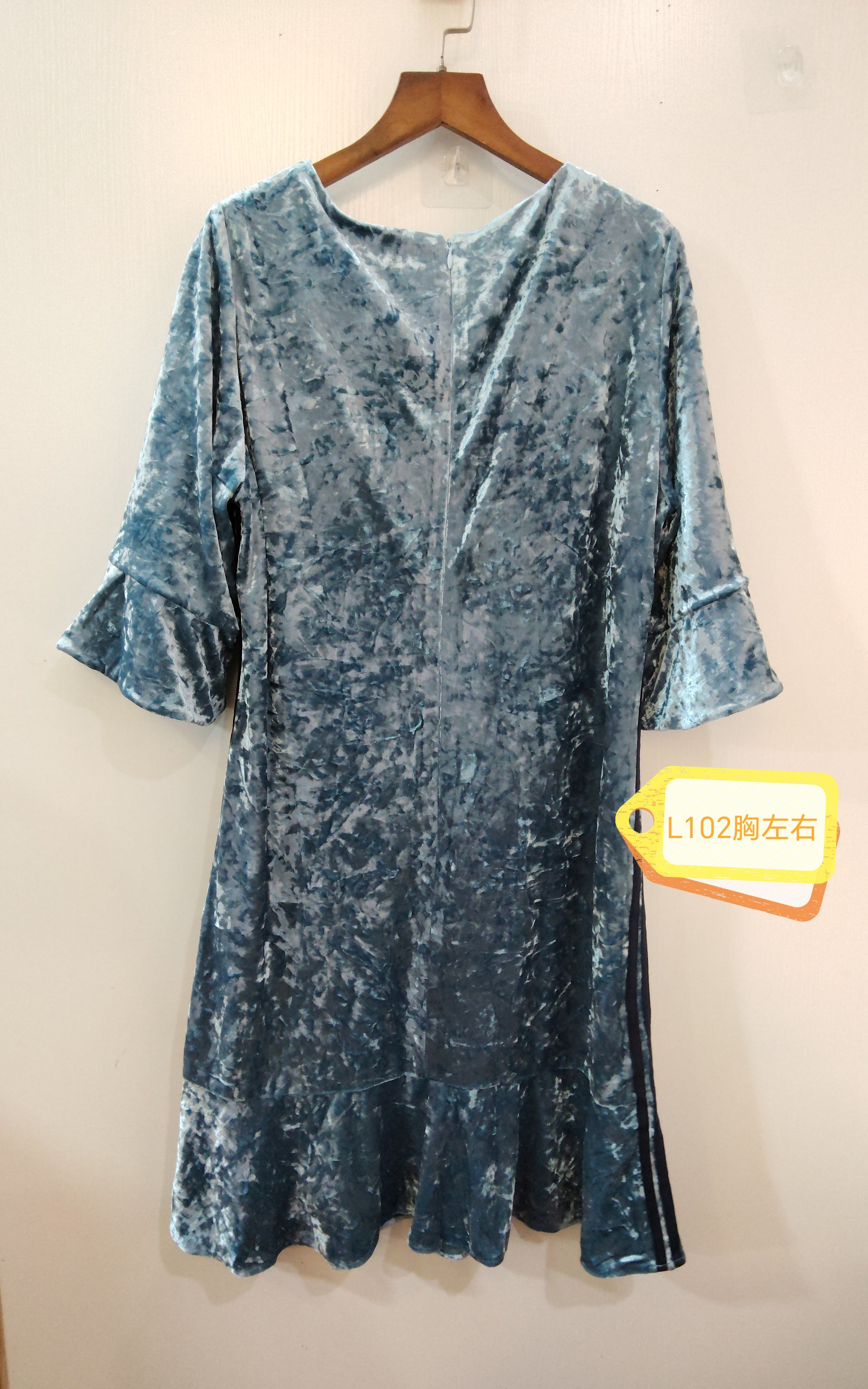 蓝色休闲丝绒连衣裙 咨询库存下单 102胸,女装/女士精品,连衣裙,淘宝优惠券,粉丝福利购,淘宝优惠卷