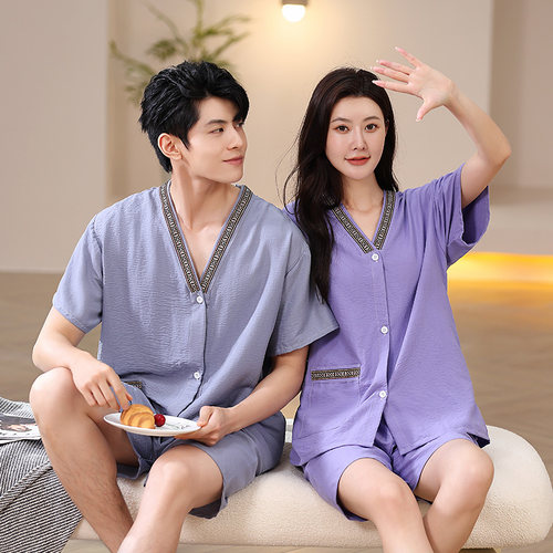 夏季艾灸服纯棉抗皱开背前后开衫