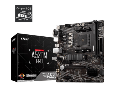 AMD 锐龙R5 5600 5700X 5600G微星 A520M PRO主板 CPU套装全新