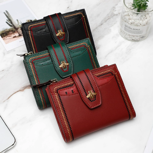 Бумажник, короткая сумка через плечо, изысканный кошелек, вместительный и большой модный картхолдер, из натуральной кожи, 2020, городской стиль