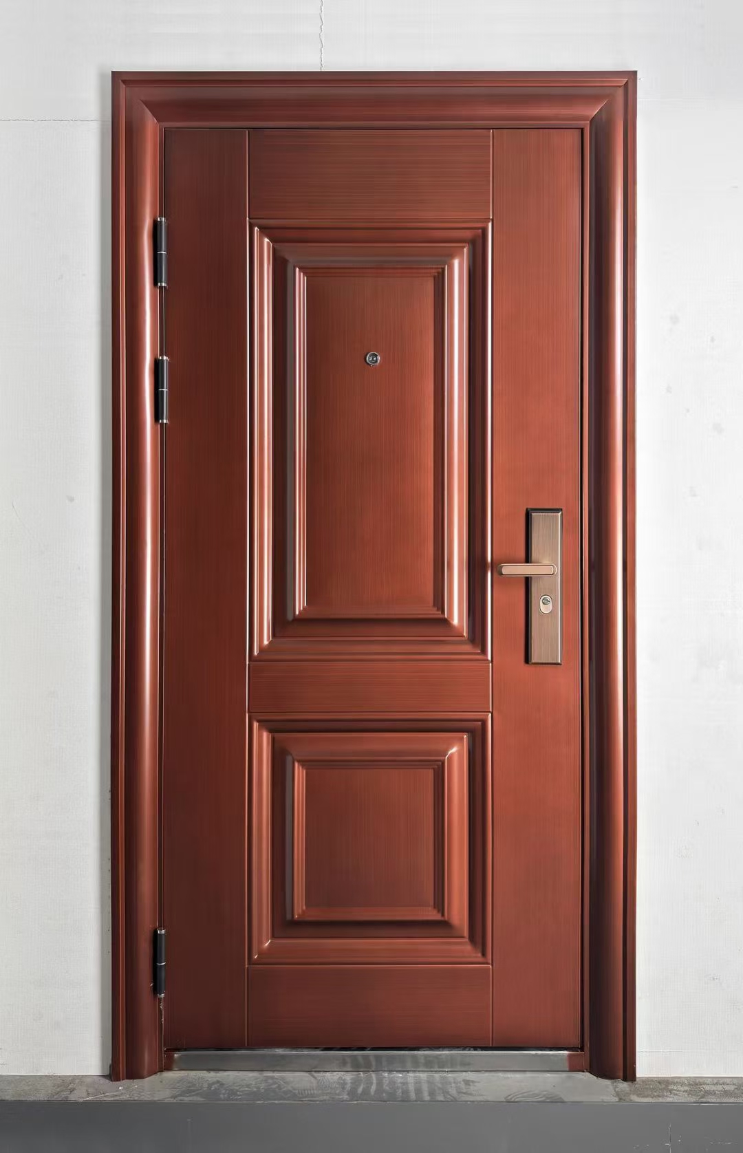 防盗门入户门进户门家用室外内开红铜农村大门工程单门