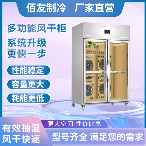 佰友晾鸭柜烤鸭风干机晾胚柜风干柜烤鸡柜烧鹅乳鸽冷藏烤鸭机商用