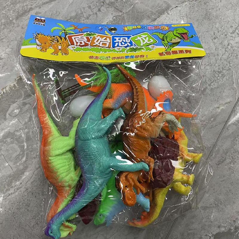 儿童软胶仿真恐龙玩具霸王龙三角龙腕龙男孩恐龙模型玩具礼物