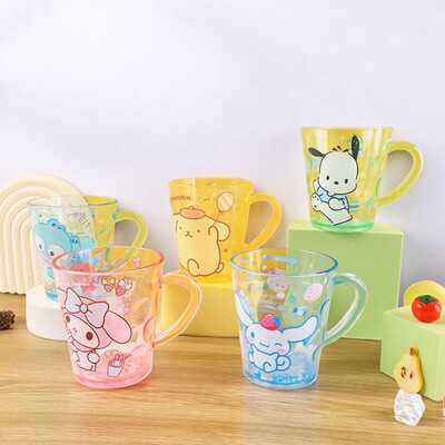 三丽鸥库洛米玉桂狗水晶彩盒杯