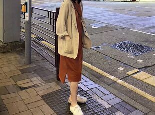 【出原版M码全新带吊牌】早秋棉麻外套女韩版休闲宽松chic西装