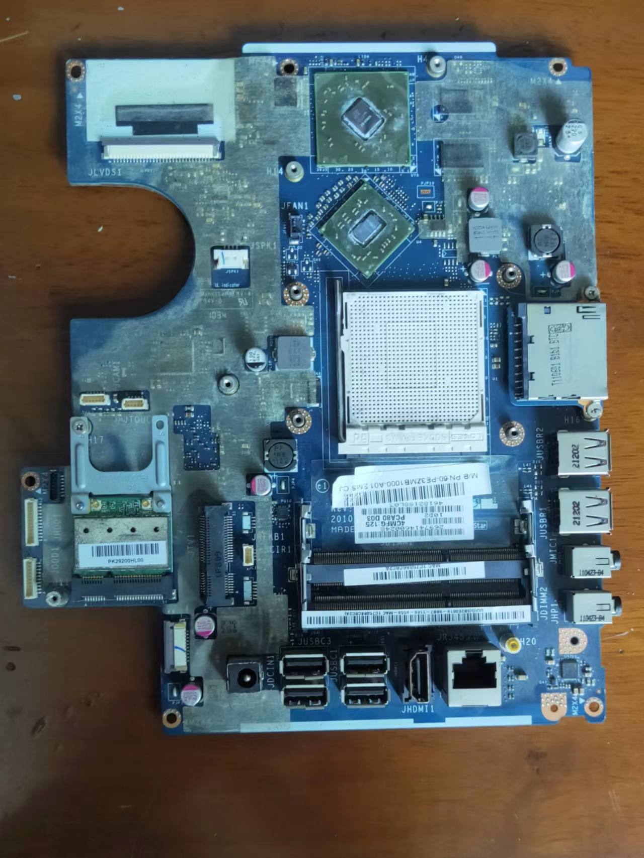 ASUS华硕 ET2011AGK主板 NCL30 LA-5951P AMD一体机主板 DDR3