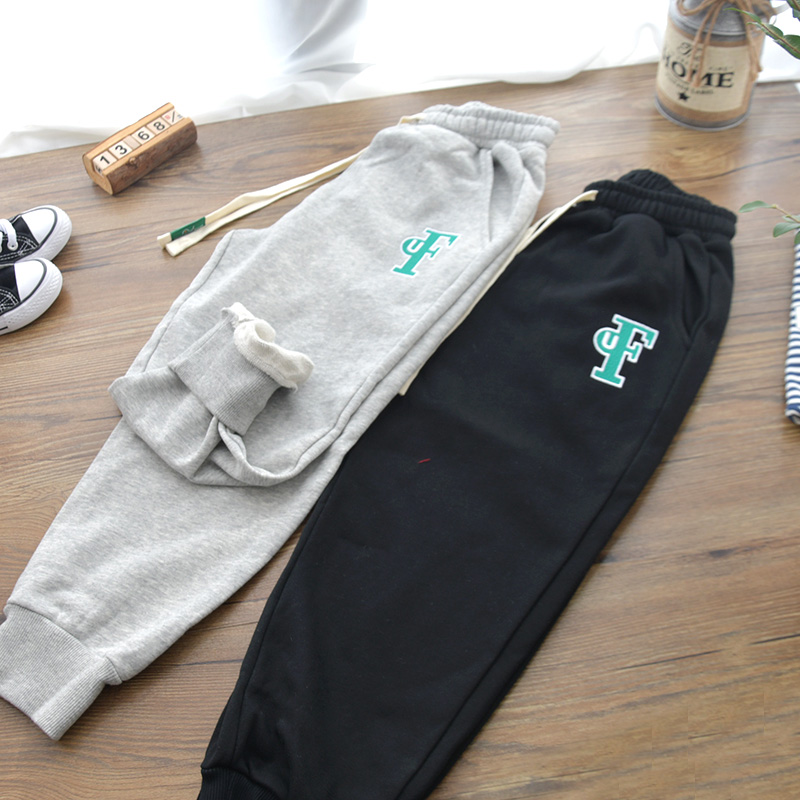 中大童宽松秋冬男童学生裤子卫裤