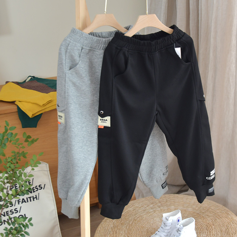 潮款120-170码男童运动长裤秋季