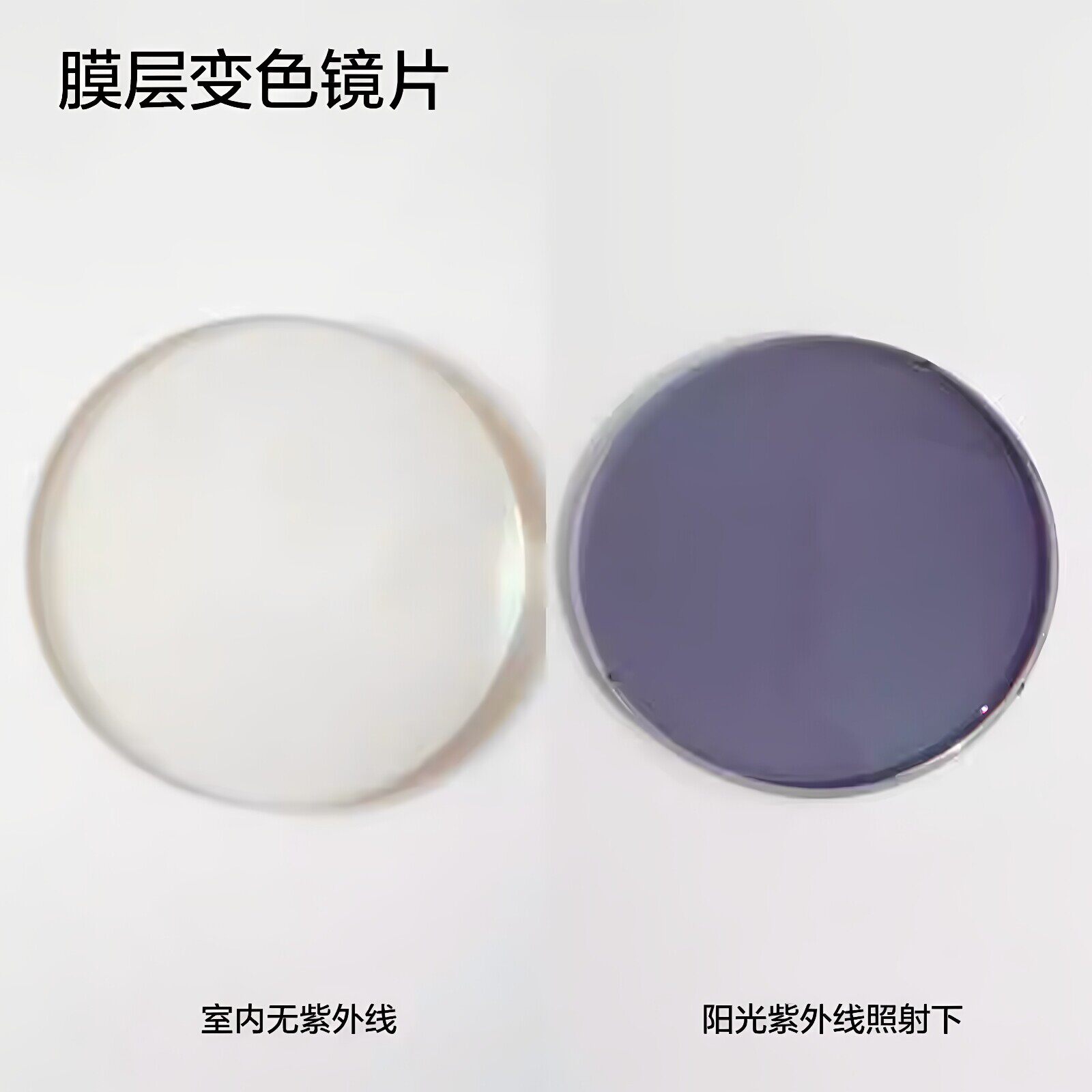 超薄1.74变色近视镜片防蓝光