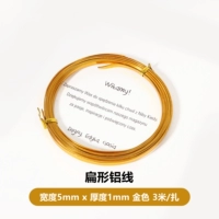 Плоский золотой цвет 3 метра 5 мм