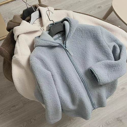 国内休闲短羊羔绒舒适保暖