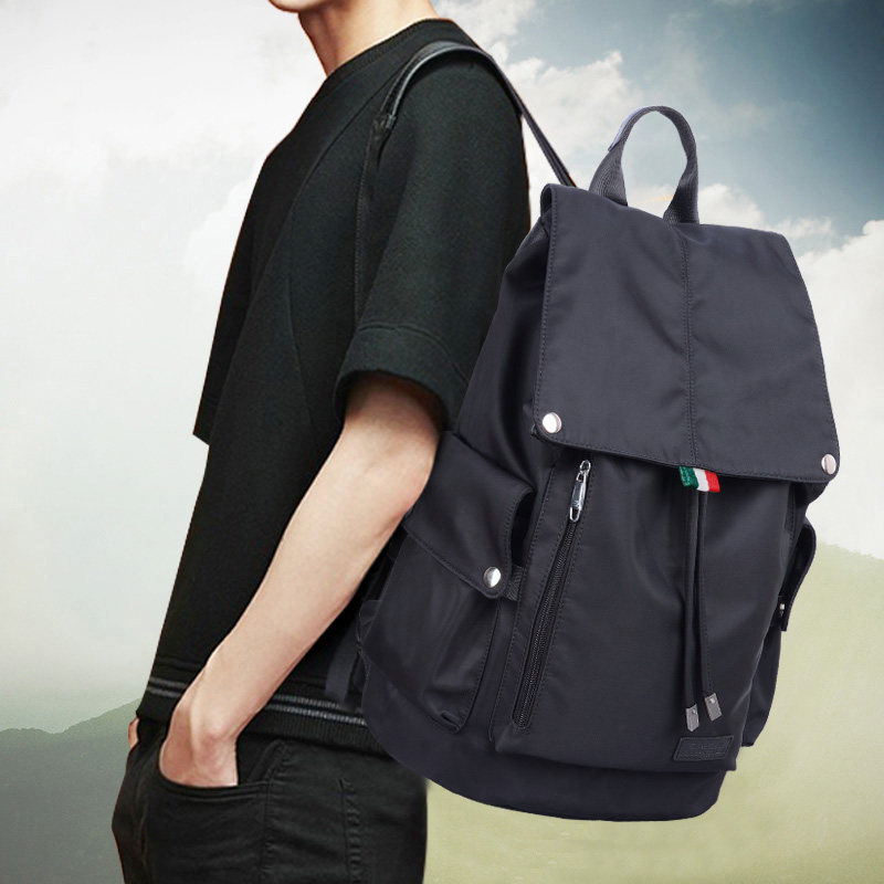 双肩包男时尚潮流防水电脑包男士休闲高中学生书包牛津布旅行背包在类目 箱包皮具/热销女包/男包, 双肩背包中 - 来自Buy2taobao.com提供专业的淘宝代购服务