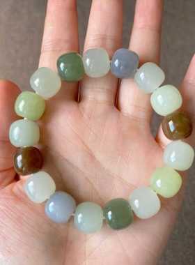 天然正品和田玉手链女款手串