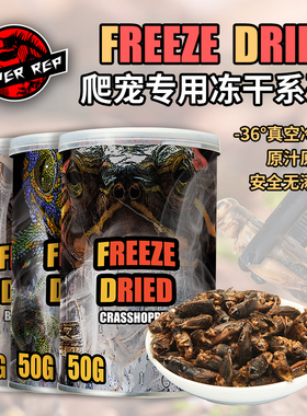 SuperRep保鲜冻干面包虫蝗虫蟋蟀干爬虫鬃狮熊龙鱼鸟刺猬食物饲料