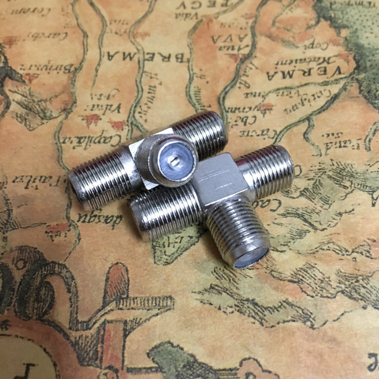 有线电视三通F头 英制 F三通 F3母三通接头 F头一进二出 三通转接,3C数码配件,F头,淘宝优惠券,粉丝福利购,淘宝优惠卷