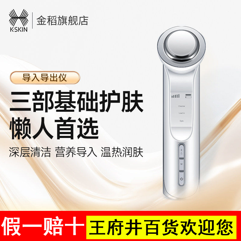 金稻面膜精华导入仪美容仪家用脸部面部清洁离子导出仪 卸妆仪器