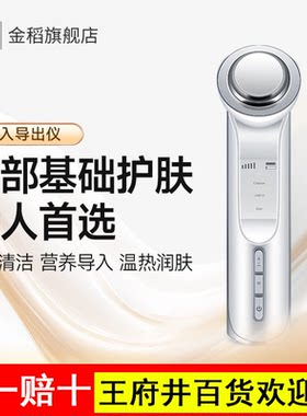 金稻面膜精华导入仪美容仪家用脸部面部清洁离子导出仪 卸妆仪器