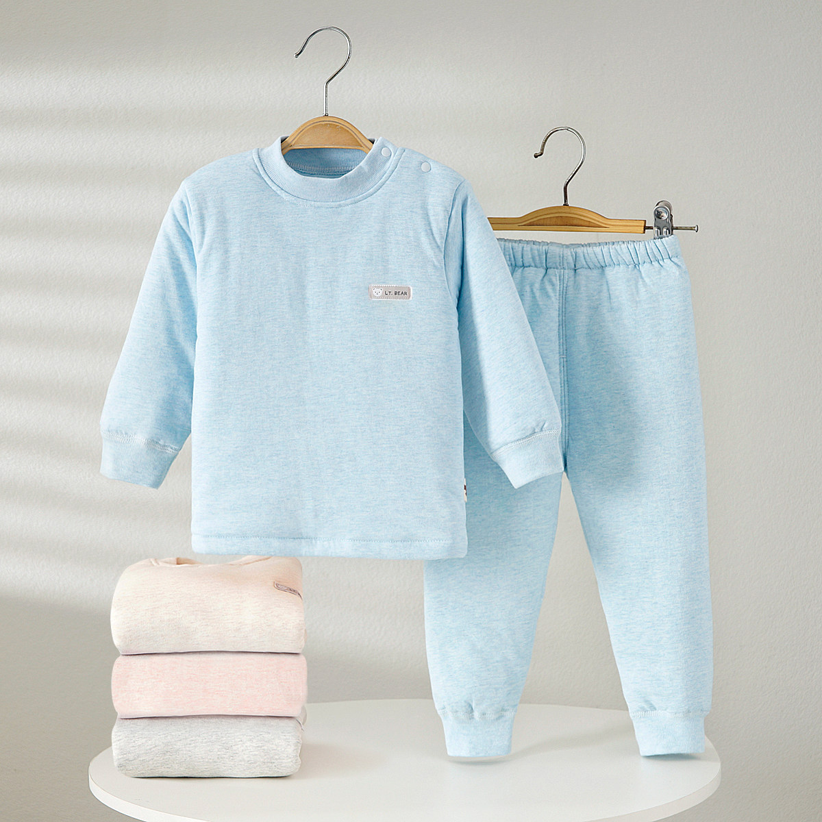 婴儿a类夹棉秋冬款保暖棉衣套装宝宝纯棉睡衣儿童莱特熊保暖内衣,童装/婴儿装/亲子装,内衣套装,淘宝优惠券,粉丝福利购,淘宝优惠卷