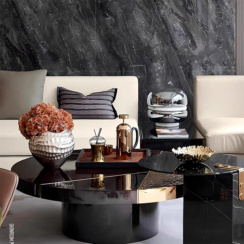 现代轻奢氛围感桌面摆件客厅高端样板房售楼处装饰品仿真花组合