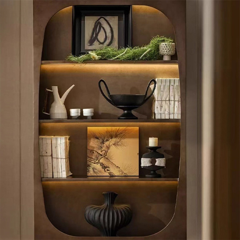 新中式书柜摆件花瓶烛台中国风宋代美学家居氛围感样板间书房软装,家居饰品,桌面摆件,淘宝优惠券,粉丝福利购,淘宝优惠卷